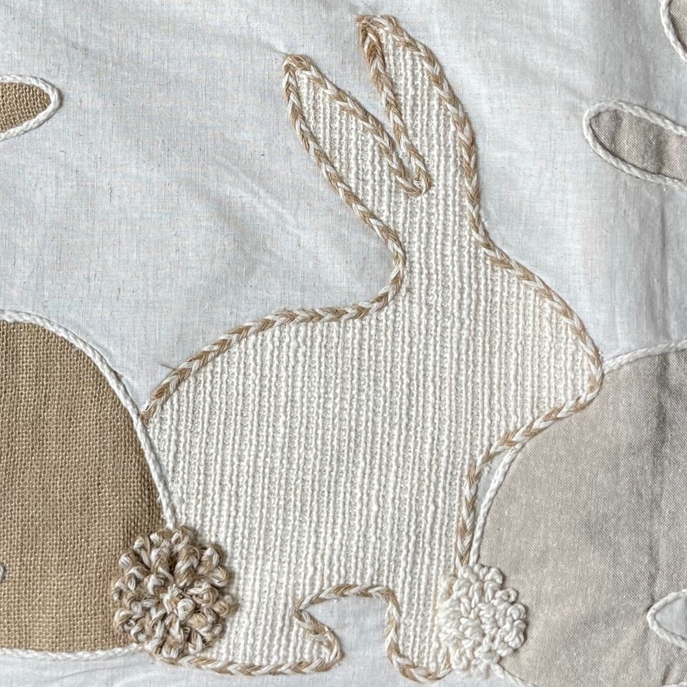 Tabitha Webb Embroidered Spring Easter Table Runne - Picture 2 of 8